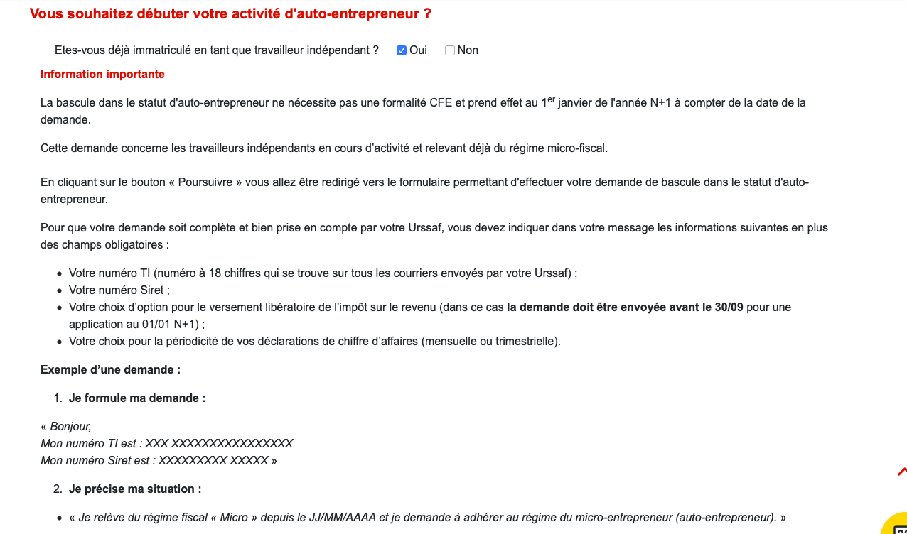 Urssaf dgitags freelance autoentrepreneur microentrepreneur