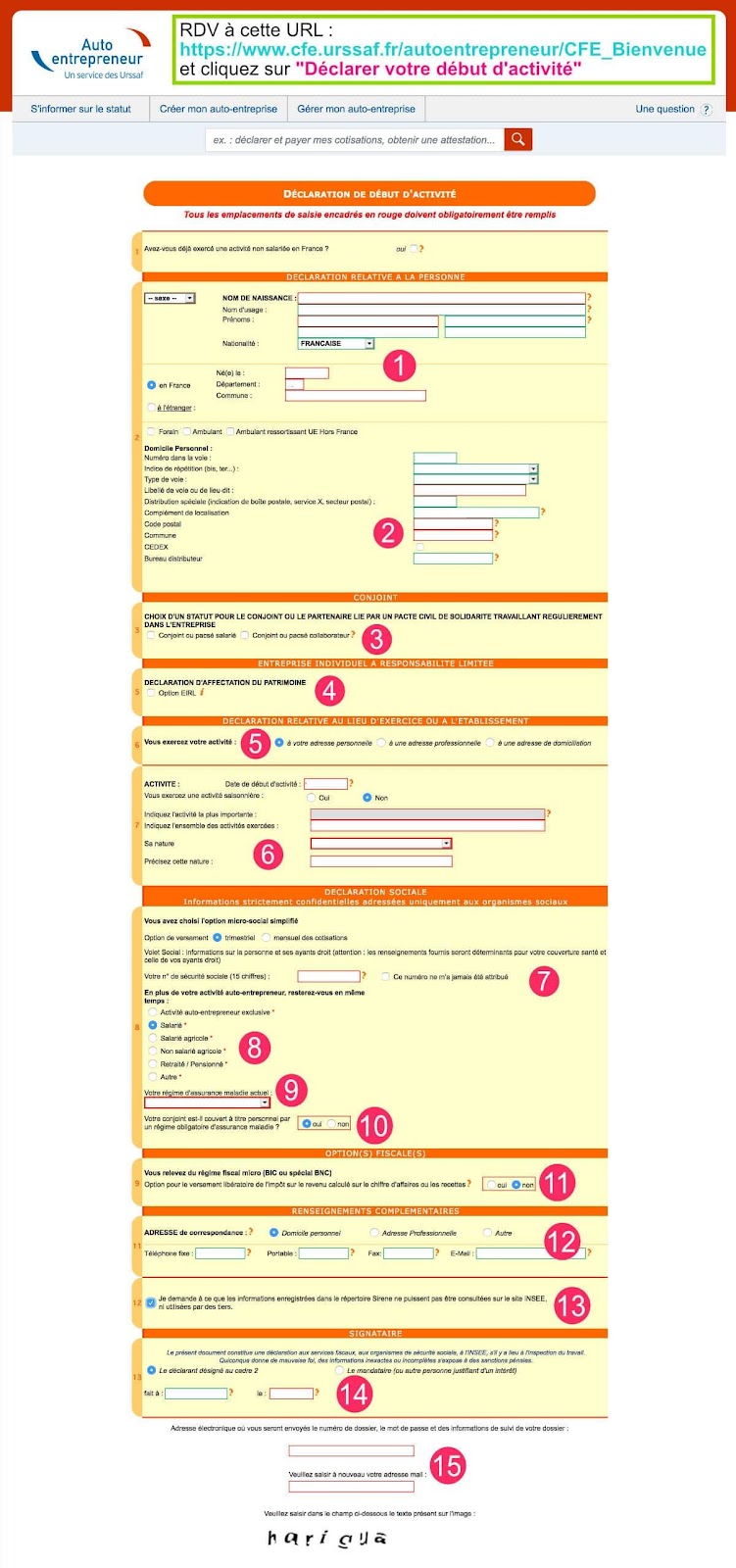 création micro-entreprise dgitags freelance
