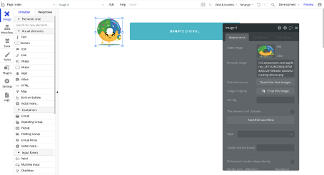 dgitags bubble create new app